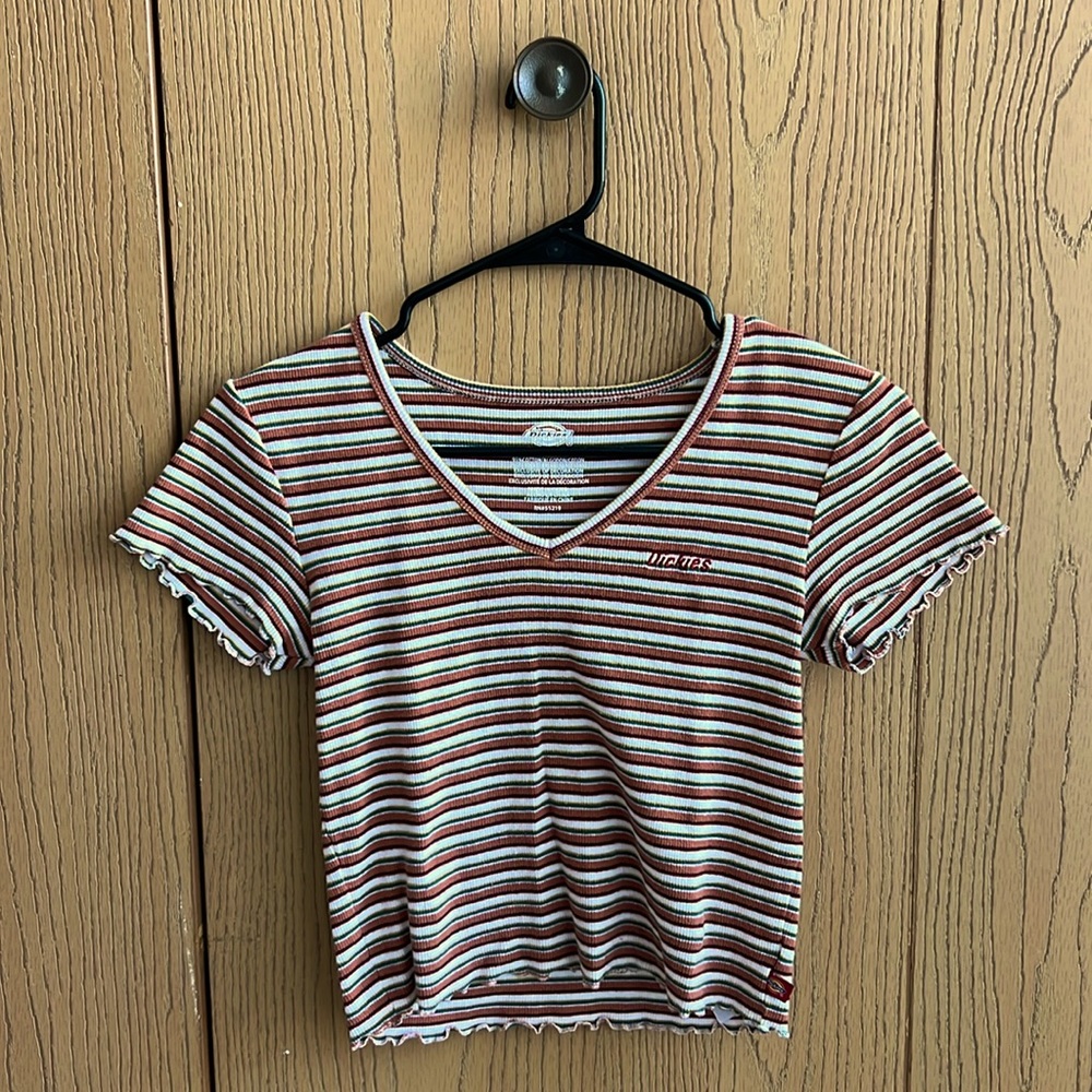 Dickies Ribbed V-Neck Baby Tee